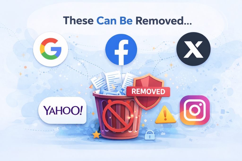 What can be removed from the internet